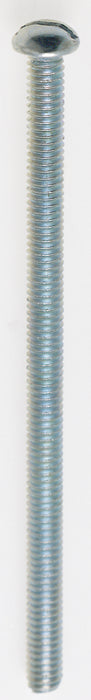 SATCO/NUVO Steel Round Head Slotted Machine Screw 8/32 3 Inch Length Nickel Plated Finish (90-1032)