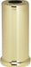 SATCO/NUVO Steel Spacer 7/16 Inch Hole 2 Inch Height 7/8 Inch Diameter 1 Inch Base Diameter Brass Plated Finish (90-2285)