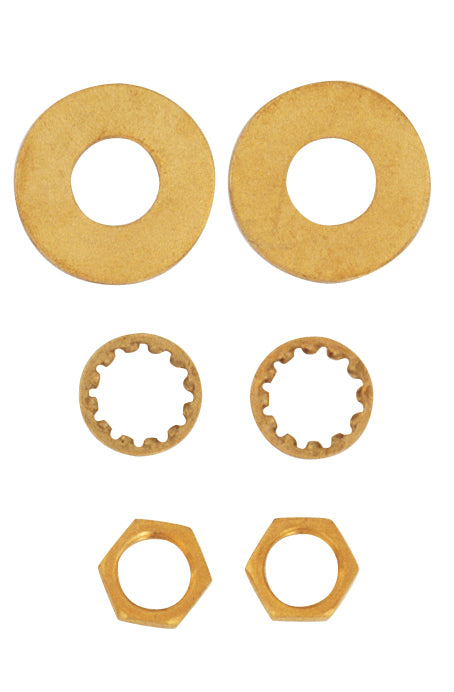 SATCO/NUVO 6 Assorted Steel Washers 1/8 IPS (S70-628)