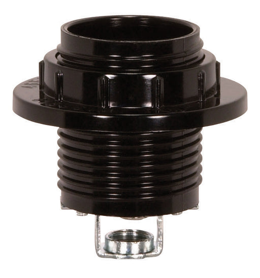 SATCO/NUVO Threaded Socket With Ring 1/8 IP Hickey Screw Terminals 2 Inch Overall Height 1-1/4 Inch Diameter 2-1/8 Inch Outside Ring 660W 250V (80-1077)