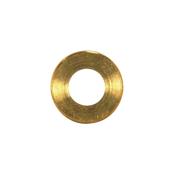 SATCO/NUVO 90-2148 Turned Brass Check Ring 1/4 IP Slip — Lighting Supply