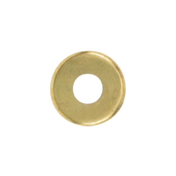 SATCO/NUVO Turned Brass Check Ring 1/8 IP Slip Burnished And Lacquered 1-3/4 Inch Diameter (90-2146)