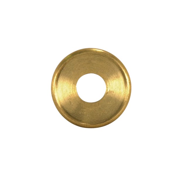 SATCO/NUVO Turned Brass Check Ring 1/8 IP Slip Unfinished 1-1/4 Inch Diameter (90-1598)
