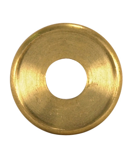 SATCO/NUVO Turned Brass Check Ring 1/8 IP Slip Unfinished 1 Inch Diameter (90-1597)
