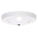 SATCO/NUVO Smooth Canopy Only White Finish 5 Inch Diameter 7/16 Inch Center Hole 2-8/32 Bar Holes (90-1900)