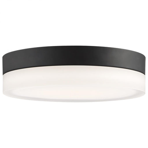 SATCO/NUVO PI 9 Inch LED Flush Mount Black Finish Frosted Etched Glass CCT Selectable 120V (62-568)