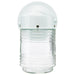SATCO/NUVO 1-Light 6 Inch Porch Wall White Mason Jar With Clear Glass (60-112)