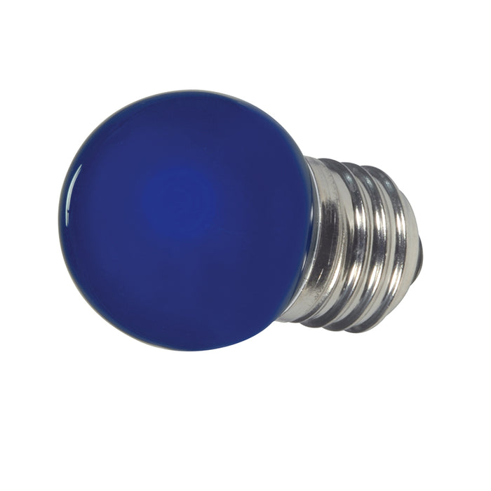 SATCO/NUVO 1.2W S11/BL/LED/120V/CD 1.2W LED S11 Ceramic Blue Medium Base 120V (S9162)