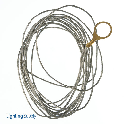SATCO/NUVO 10 Foot 18/1 Tinned Copper Ground Wire 1/4 IP Round Ground Lug (93-325)