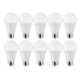 SATCO/NUVO 12W A19 LED 3000K 75W Replacement Medium Base 220 Degree Beam Angle Sold As 10 Pack (S11437)