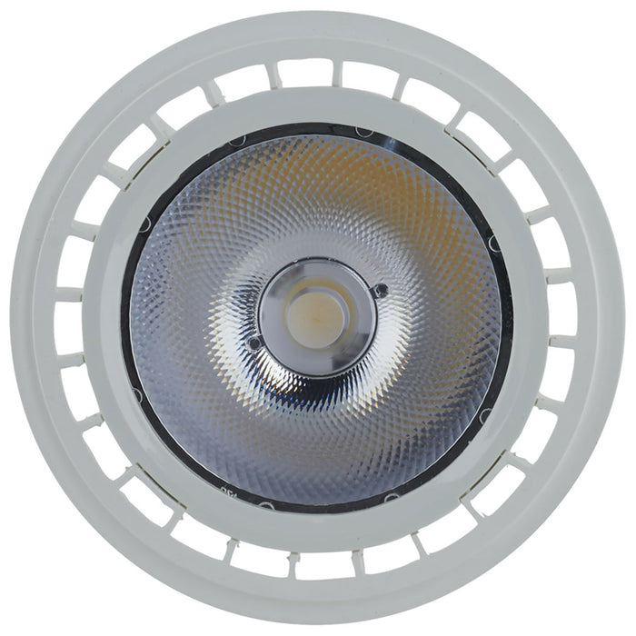 SATCO/NUVO 12W AR111 Cob LED 850Lm G53 Base 80 CRI 3000K 12V 12 Degree Spotlight Bulb (S12246)