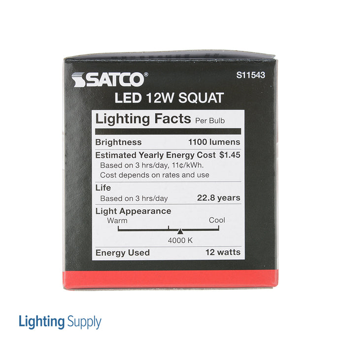 SATCO/NUVO 12W LED 4000K GU24 Base 120V (S11543)