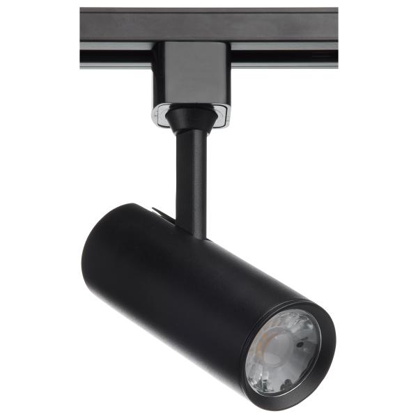 SATCO/NUVO 12W LED Commercial Track Head Black Cylinder 24 Degree Beam Angle 3000K (TH602)