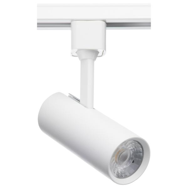 SATCO/NUVO 12W LED Commercial Track Head White Cylinder 24 Degree Beam Angle 3000K (TH601)
