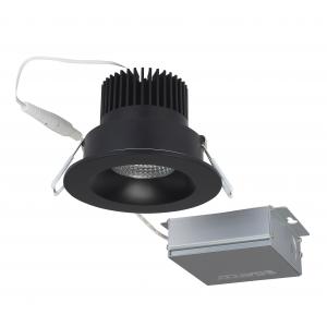 SATCO/NUVO SPRINT 12W LED Direct Wire Downlight 3.5 Inch 3000K 120V Dimmable Round Remote Driver Black (S11631)