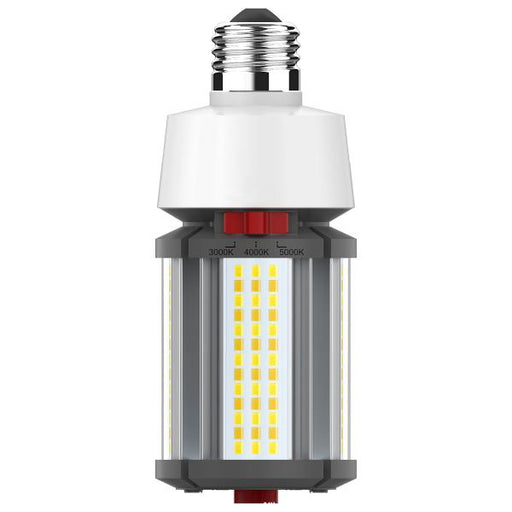 SATCO/NUVO 12W/16W/18W Wattage Selectable LED HID Replacement CCT Selectable 3000K/4000K/5000K Medium Base 100-277V (S23146)