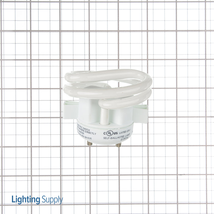 SATCO/NUVO 13W Miniature Spiral Compact Fluorescent 2700K 82 CRI GU24 Base 120V (S8227)