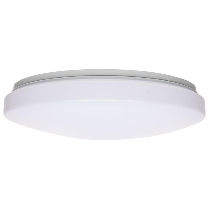 SATCO/NUVO 14 Inch Acrylic LED Cloud Fixture 20W CCT Selectable 3000K/4000K/5000K 120/277V 0-10V Dimming 90 CRI White (62-1226)