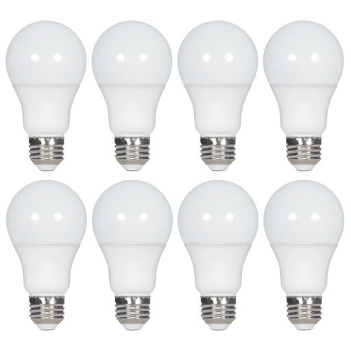 SATCO/NUVO 14W A19 LED 2700K 1500Lm Non-Dimmable E26 Base 80 CRI 8-Pack (S11462)