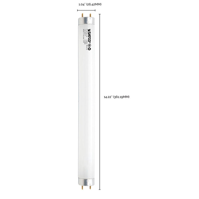 SATCO/NUVO 14W Fluorescent T-8 G13 Medium Bi-Pin Base 4100K Cool White 7500 Hours (S7930)