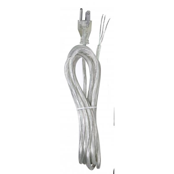 SATCO/NUVO 15 Foot 18/3 SVT Silver 105 Degree Cord (80-2557)