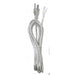 SATCO/NUVO 15 Foot 18/3 SVT Silver 105 Degree Cord (80-2557)
