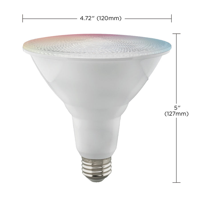 SATCO/NUVO 15W PAR38 LED RGB And Tunable White Starfish IOT 120V 1200Lm T20 90 CRI (S11277)