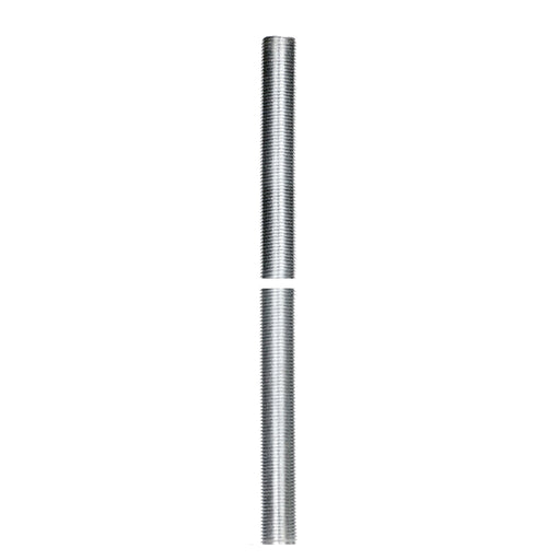 SATCO/NUVO 1/8 IP Steel Nipple Zinc Plated 11 Inch Length 3/8 Inch Wide (90-2103)