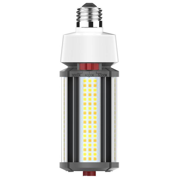 SATCO/NUVO 18W/22W/27W Wattage Selectable LED HID Replacement CCT Selectable 3000K/4000K/5000K Medium Base 100-277V (S23148)
