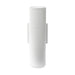 SATCO/NUVO 2-Light LED Large Up And Down Sconce Fixture White Finish 20W 120/277V 3000K (62-1143R1)