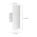 SATCO/NUVO 2-Light LED Large Up And Down Sconce Fixture White Finish 20W 120/277V 3000K (62-1143R1)