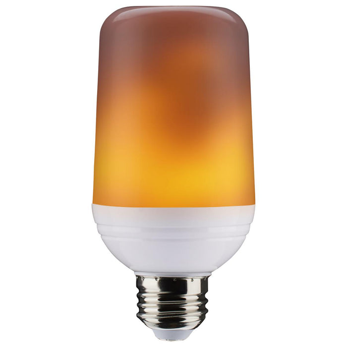 SATCO/NUVO 2.5W LED Flame Bulb T19 Medium Base 120V 1600K Non-Dimmable (S29806)