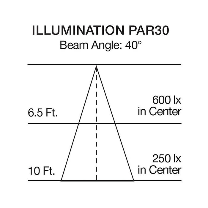 SATCO/NUVO 20.5W PAR30 High Lumen LED Long Neck 2700K Medium Base 120V (S22240)