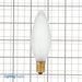 SATCO/NUVO 25BA9 1/2/F 25W BA9 1/2 Incandescent Frost 1500 Hours 220Lm European Base 120V 2700K (S3380)