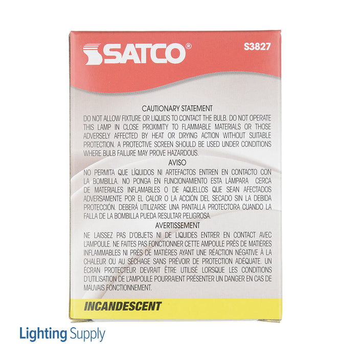 SATCO/NUVO 25G18 1/2/W 25W G18 1/2 Incandescent Gloss White 1500 Hours 160Lm Medium Base 120V 2700K (S3827)