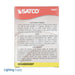 SATCO/NUVO 25G18 1/2/W 25W G18 1/2 Incandescent Gloss White 1500 Hours 160Lm Medium Base 120V 2700K (S3827)