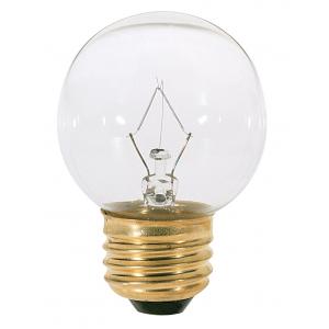 SATCO/NUVO 25W G16 1/2 Incandescent Clear 1500 Hours 220Lm Medium Base 120V (S3838)