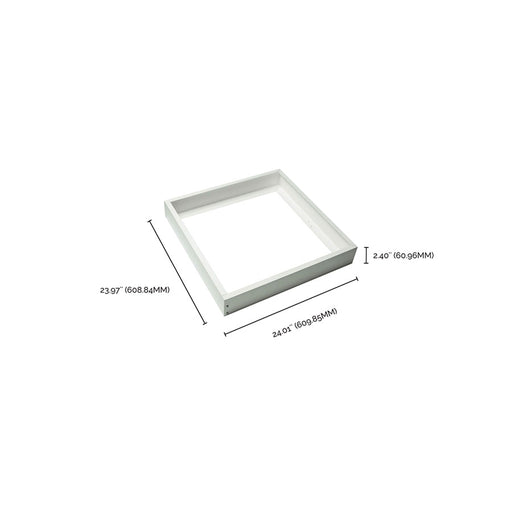 SATCO/NUVO 2X2 Backlit Panel Frame Kit Slim Version White Finish (65-600)