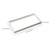 SATCO/NUVO 2X4 Backlit Panel Frame Kit Slim Version White Finish (65-599)