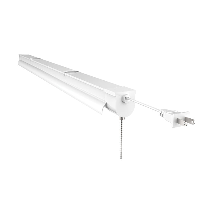 SATCO/NUVO 34W 3 Foot LED Shop Light With Pull Chain White Finish 4000K (62-927)