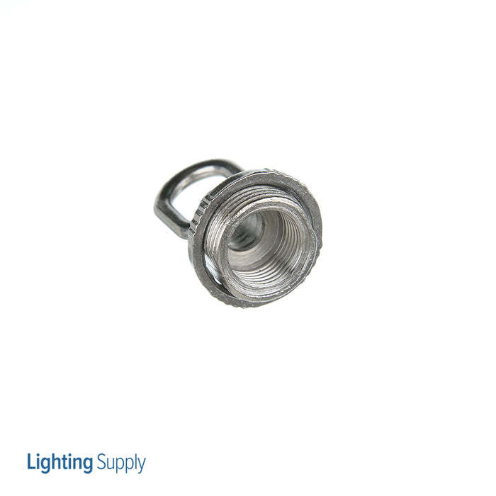 SATCO/NUVO 3/8 IP Screw Collar Loop With Ring 25 Pounds Maximum Chrome Finish (90-2351)