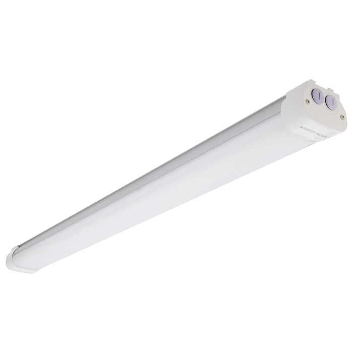 SATCO/NUVO 4 Foot LED Tri-Proof Linear Fixture CCT And Wattage Selectable 40W/50W/60W 3000K/4000K/5000K 0-10V Dimming (65-831R1)