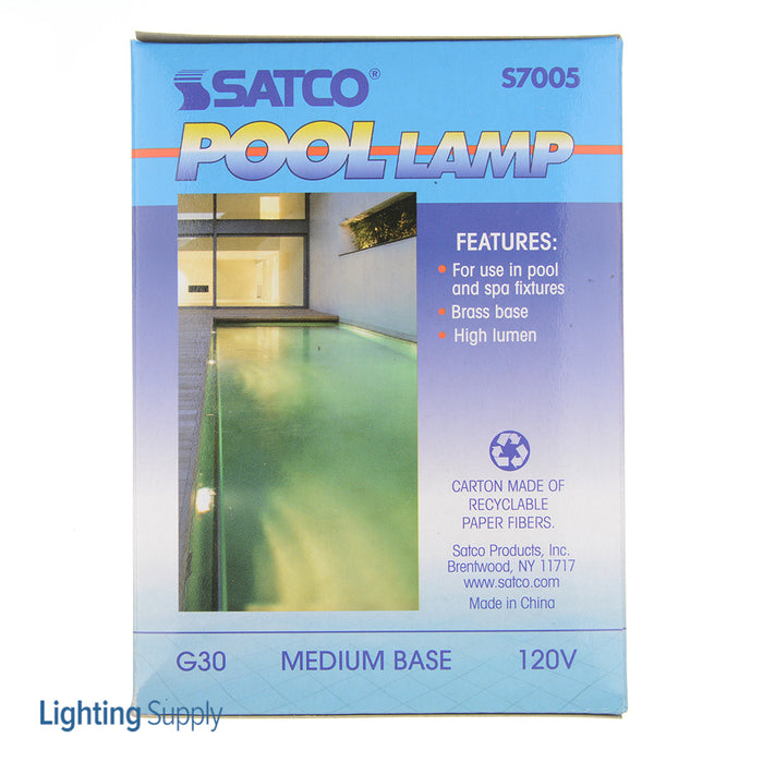 SATCO/NUVO 400G30/CL/POOL 400W G30 Incandescent Clear 2000 Hours 6000Lm Medium Base 120V 2700K (S7005)