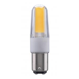 SATCO/NUVO 4W LED 5000K Clear Double Contact Bayonet Base 120-130V (S11215)