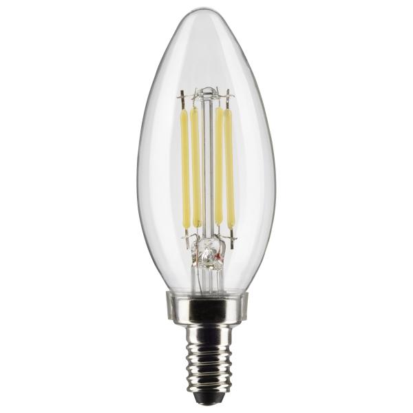 SATCO/NUVO S21277 5.5W B11 LED Clear Candelabra Base — Lighting Supply