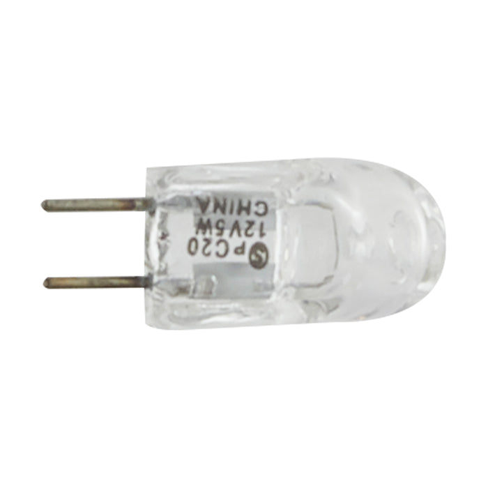 SATCO/NUVO 5T3/CL 5W Halogen T3 Clear 2000 Hours 50Lm Bi-Pin G4 Base 12V 2900K (S3179)