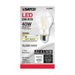 SATCO/NUVO 5W LED A19 Clear Medium Base 3000K 90 CRI 120V (S12409)