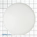 SATCO/NUVO 6 Inch White Drum Glass Shade 6-5/8 Inch Diameter 5-7/8 Inch Fitter 3-1/2 Inch Height Sprayed Inside White (50-334)