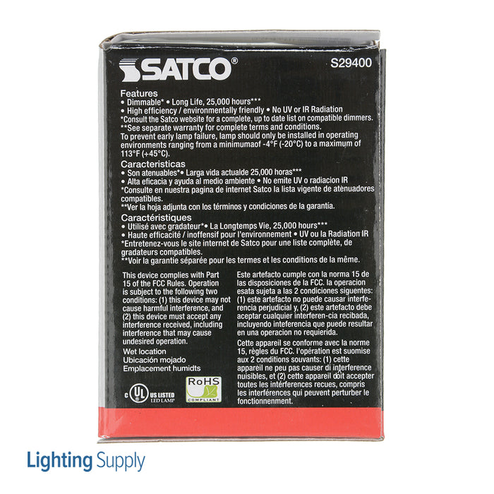 SATCO/NUVO 6.5W PAR20 LED 2700K 25 Degree Beam Angle Medium Base 120V (S29400)