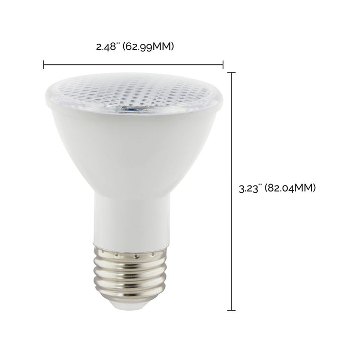 Led Amber Color SATCO/NUVO S39188 6.5W PAR20 LED Amber Color 40 Degree Beam Medium ...